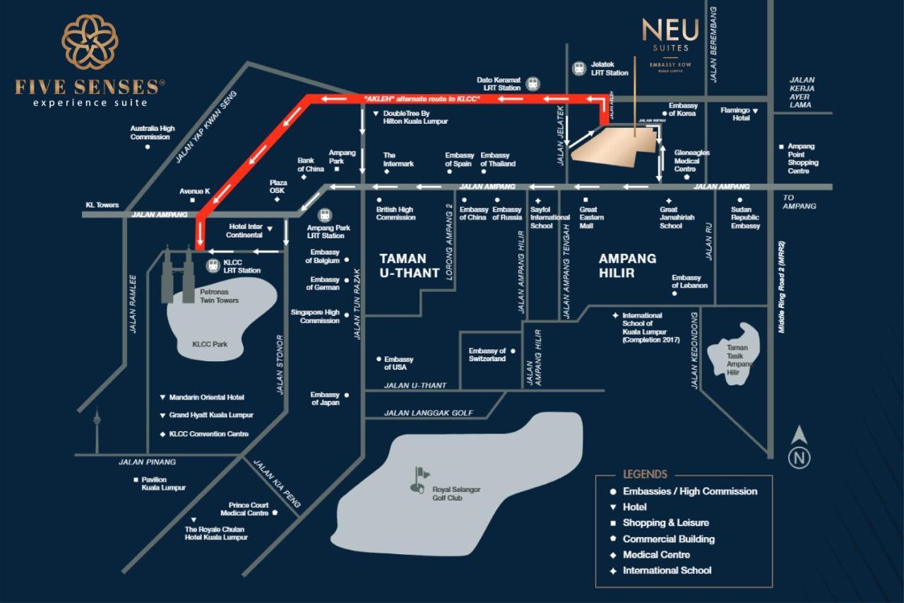 Neu Suites Residence Kuala Lumpur, Roam Eksteriør billede